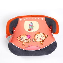 悠嘻猴车载家用 增高垫 欧盟安全认证 婴儿 宝宝 儿童安全座椅 橙色派对款儿童安全座椅产品图片1